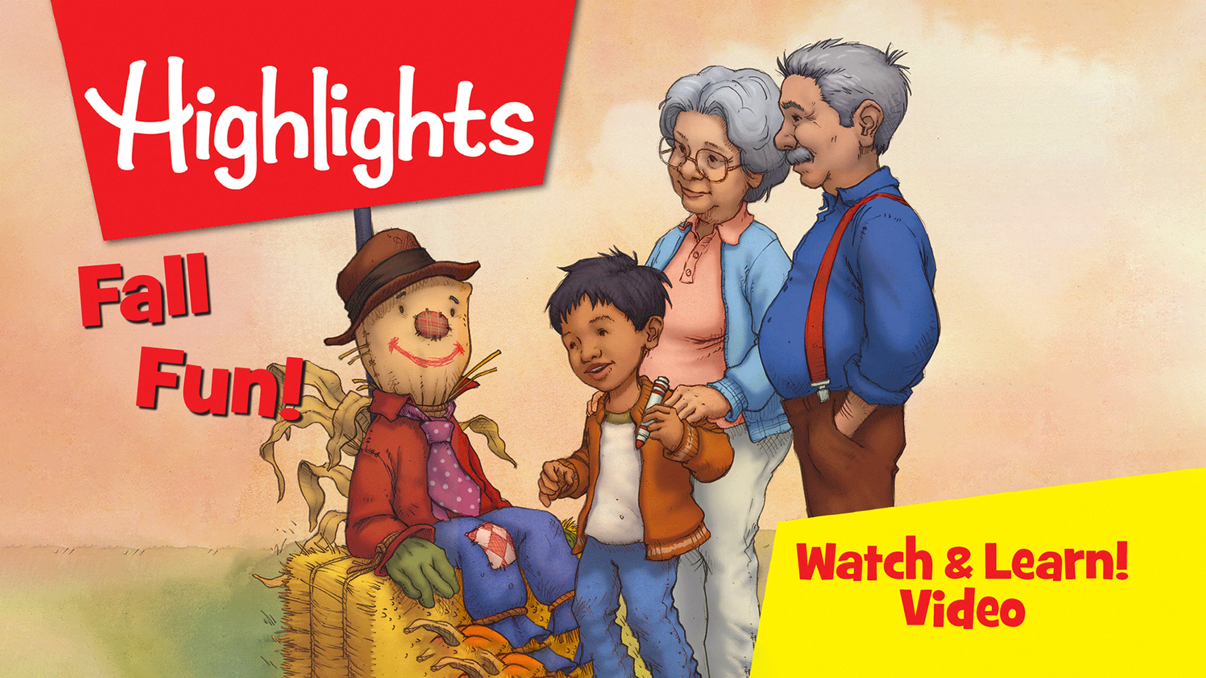 Highlights Watch & Learn!: Fall Fun! poster